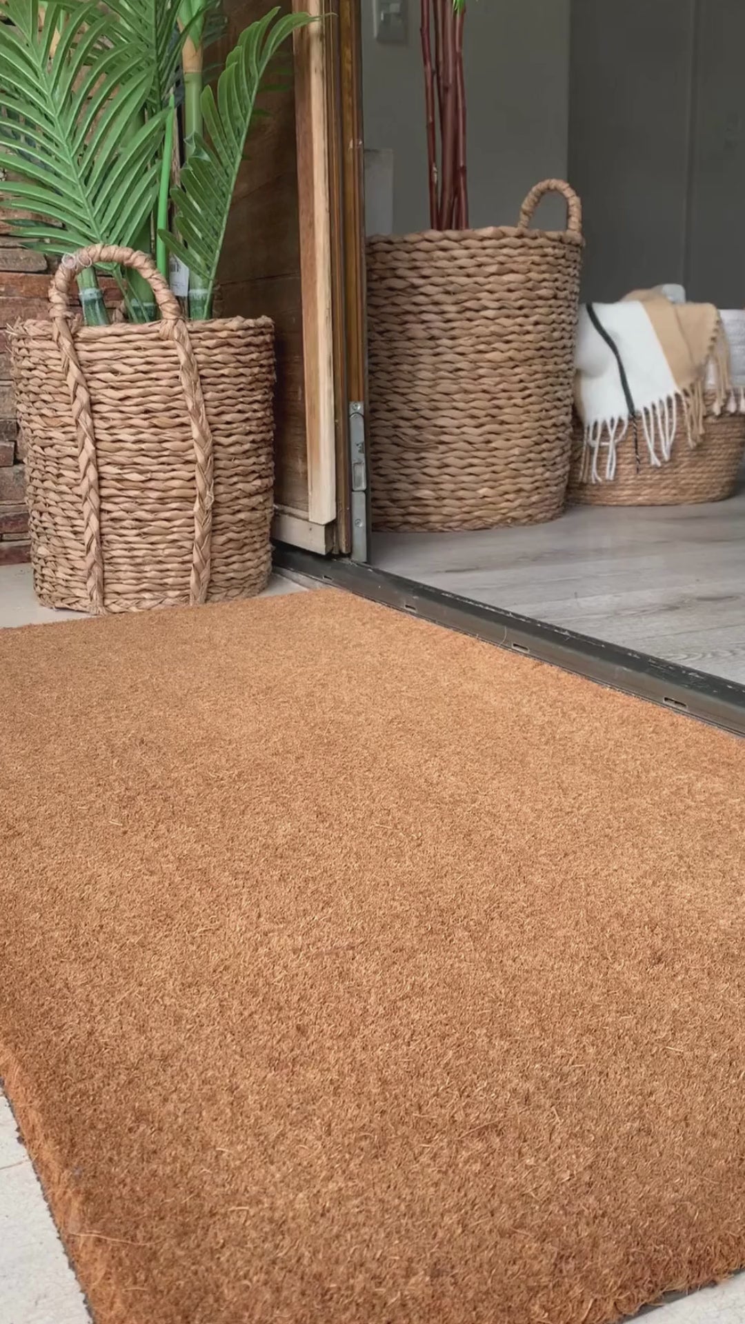 Felpudo Coco Liso 40 x 60 cm