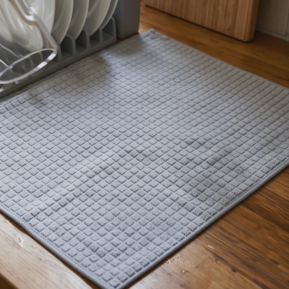 Set Secaplatos Mat + Rack Gris