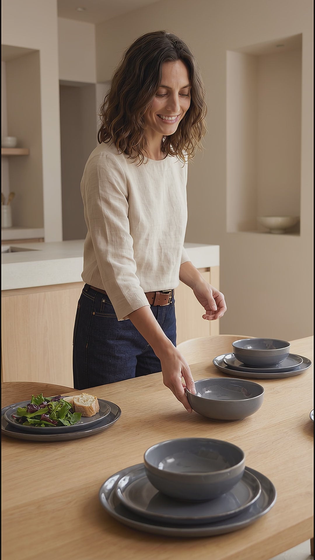 Juego de 12 Piezas Positano Grey