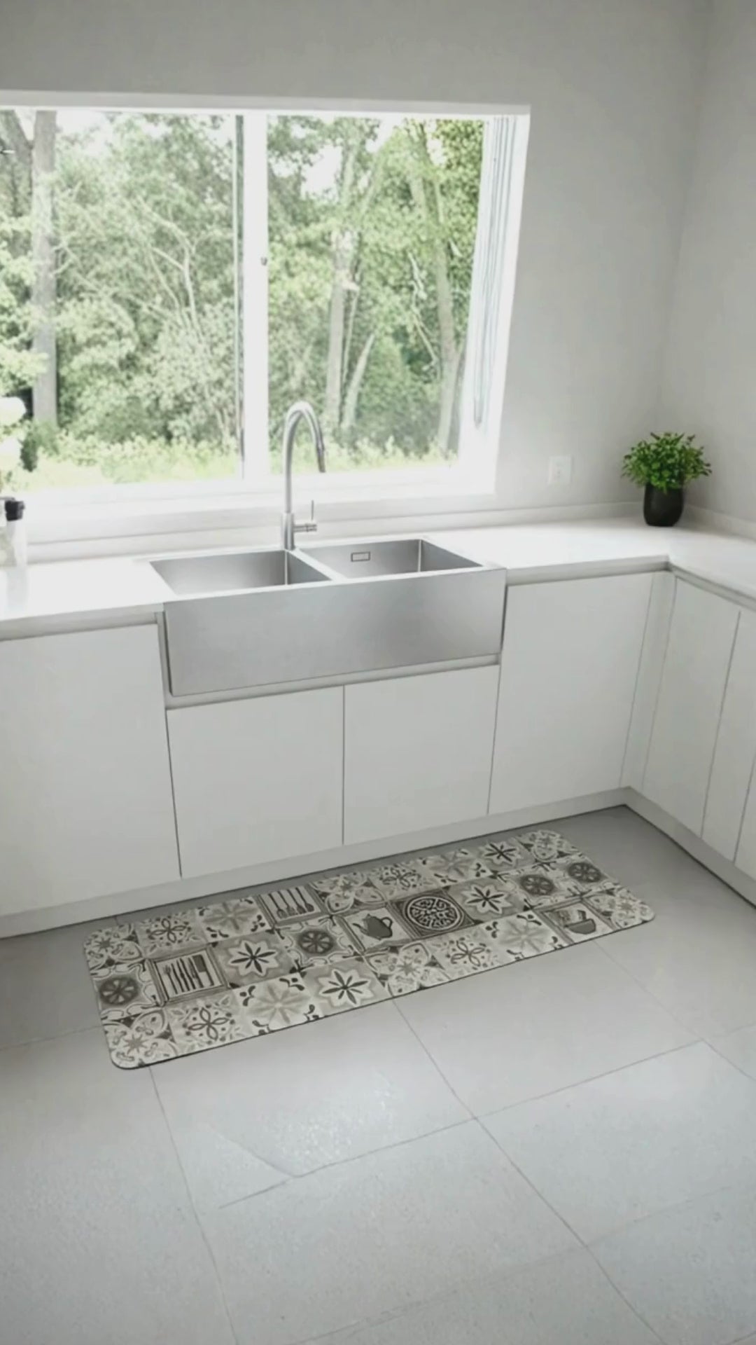 Set Alfombras Antideslizantes Terracota Tiles