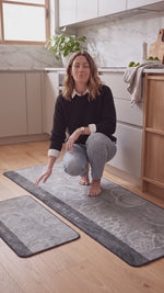 Set Alfombras Antideslizantes Cooking Time Gris