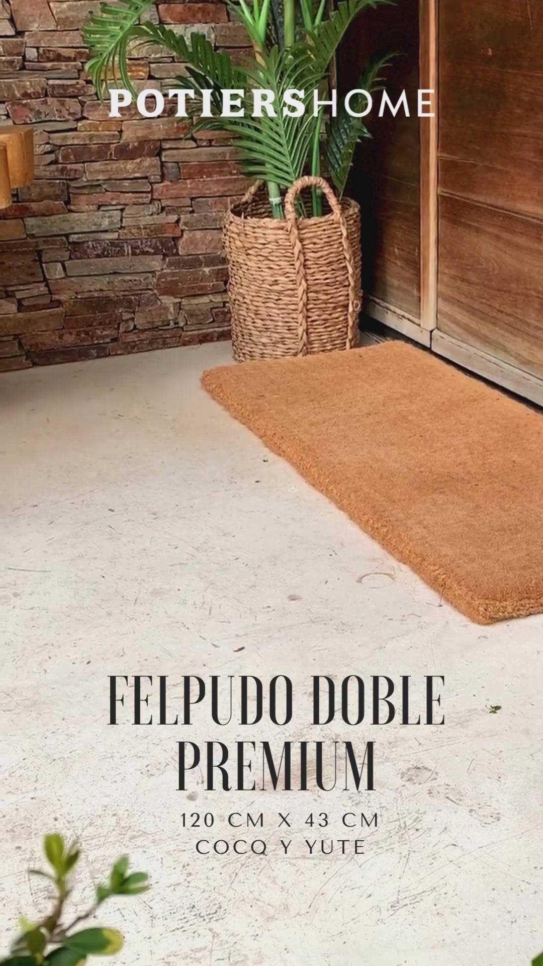 Felpudo Premium Doble 43x120 cm