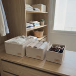 Set x3 Organizadores Chelsea Crema