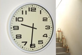 Reloj Hallen Blanco 50 cm