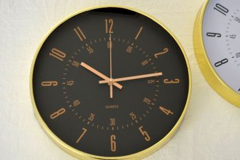 Reloj Second Oro/Cobre fondo Ng 29,5 Cm