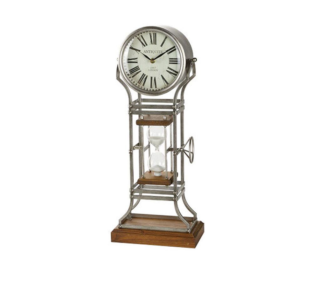Reloj de Mesa de Metal 23 x 59 cm