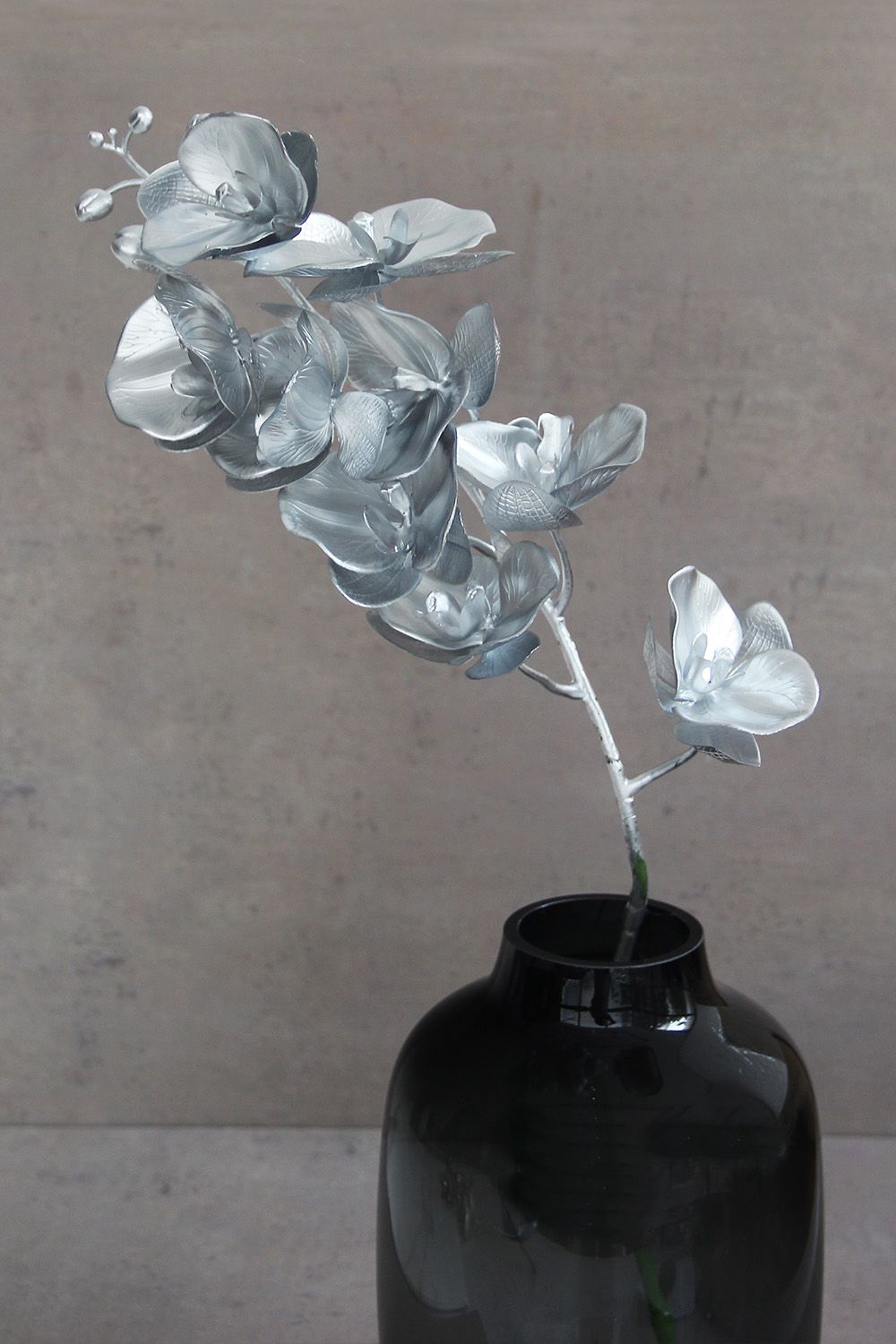 Flower Spray Silver 95 cm
